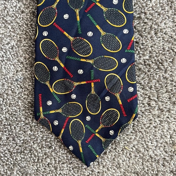 Tommy Hilfiger Other - Men’s Tommy Hilfiger Tennis Racket Silk Tie